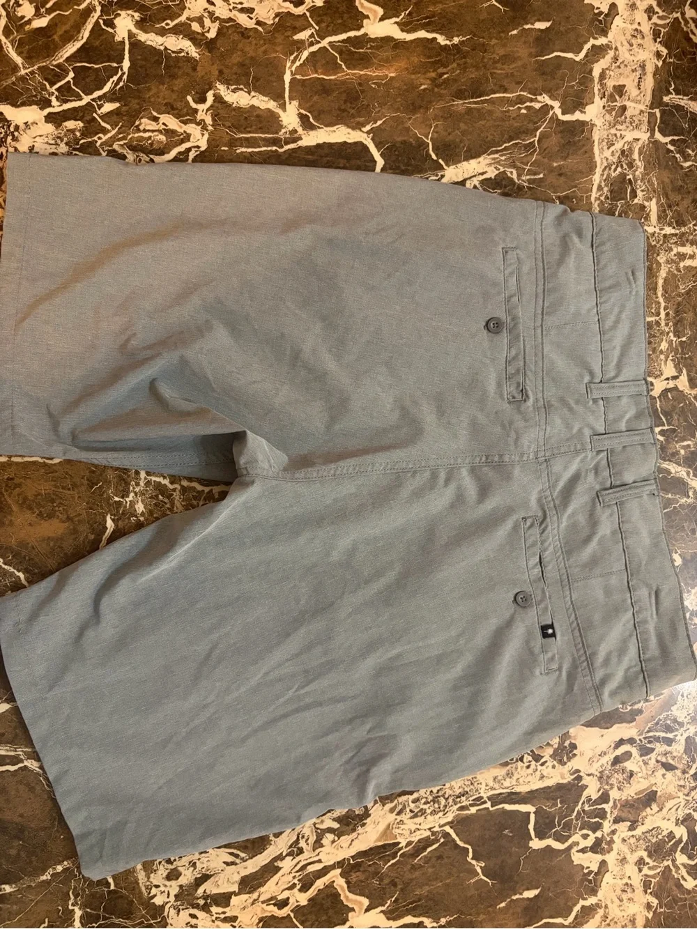 Men's Flat Front Casual Shorts - Gray